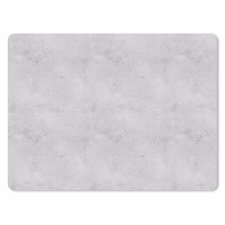 Grijs - Beton - Neutraal muismat rubber klein 262 -3d