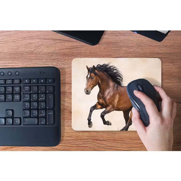 Paard - Galop - Energie muismat rubber klein -toetsenbord