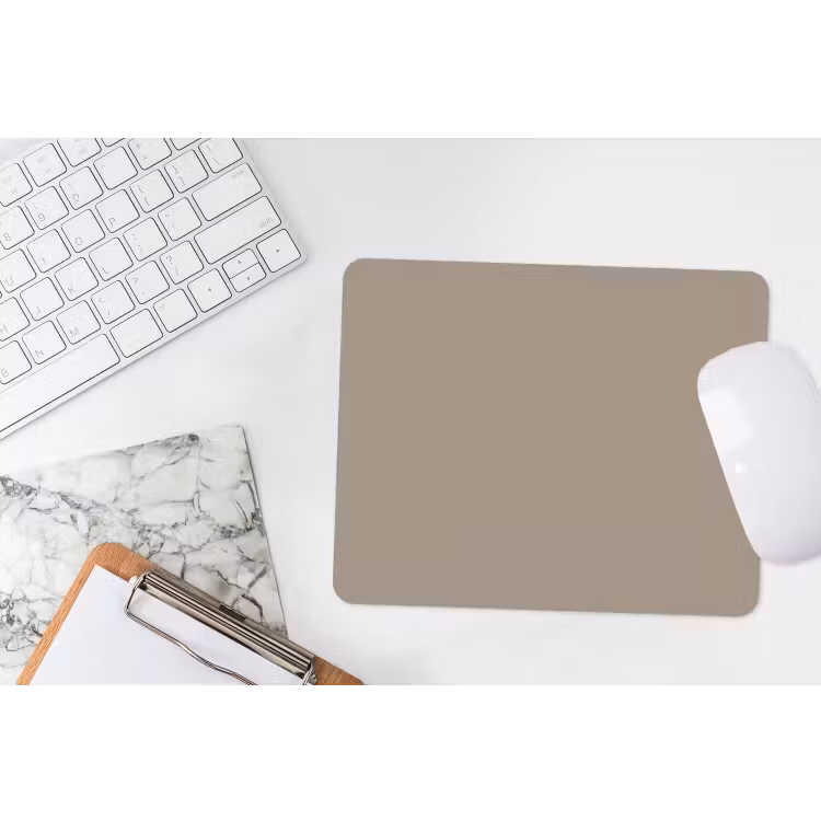 Interieur - Kleuren - Beige muismat rubber klein 262 -witbureau