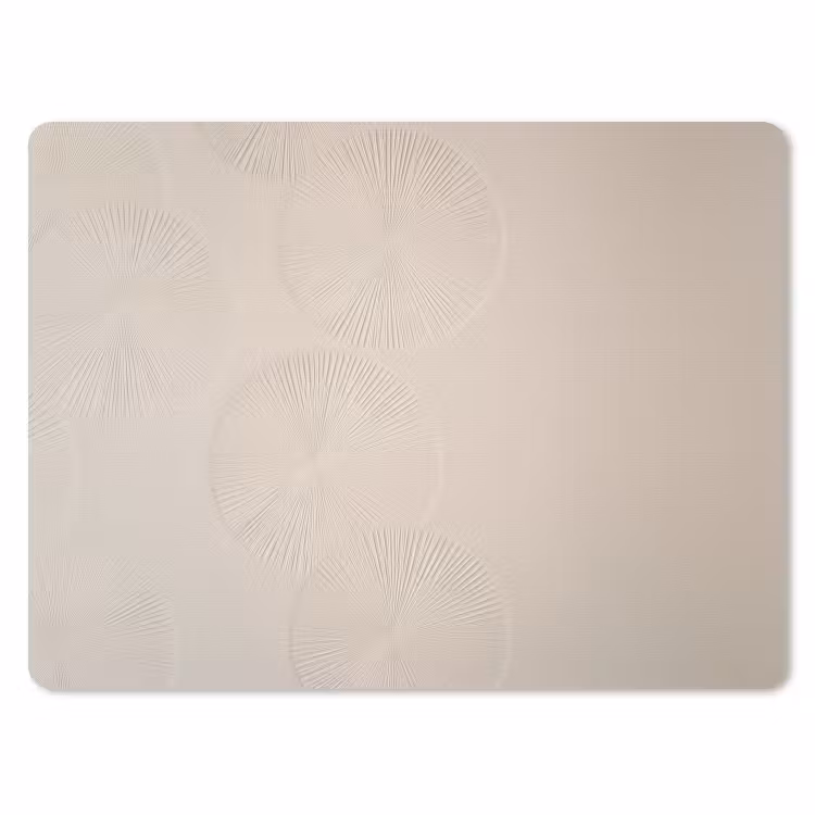 Japandi - Beige - Modern muismat rubber klein -3d