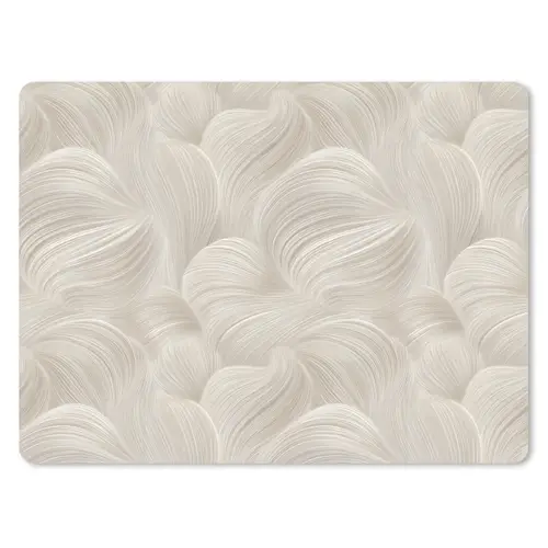 Lijnen - Waaier - Beige muismat rubber klein 262 -3d