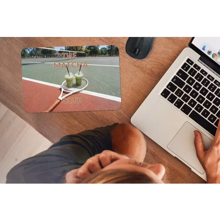 Matcha Club - Tennis - Matcha muismat rubber klein -laptop