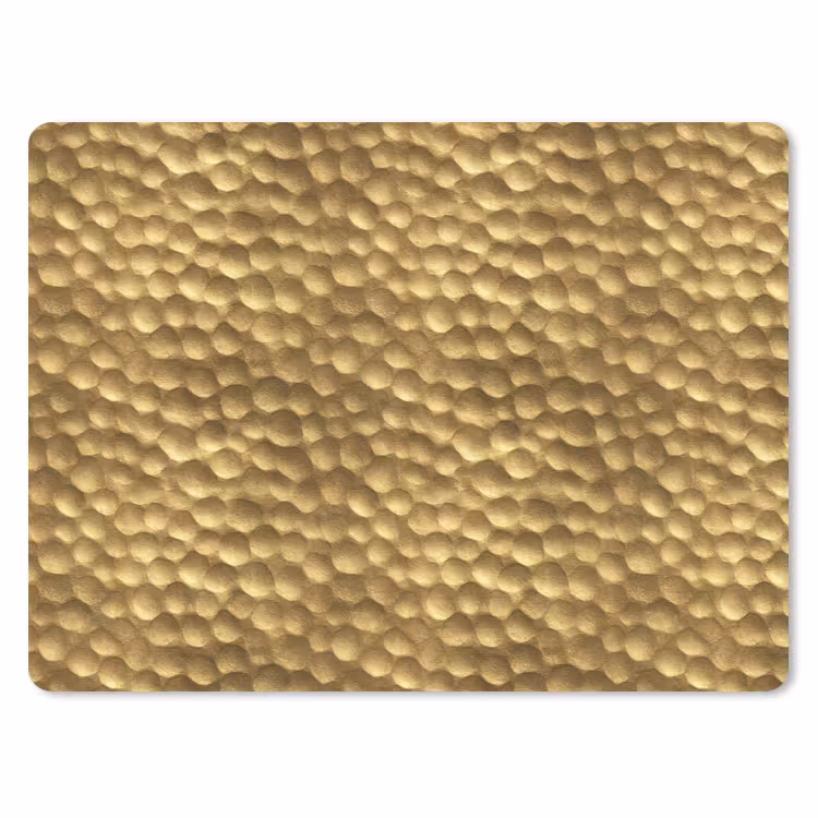 Metaal - Dynamisch - Goud muismat rubber klein 262 -3d