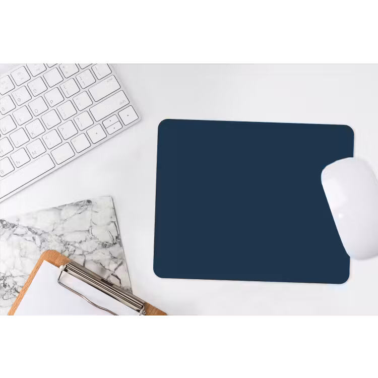 Midnight - Blue - Blauw muismat rubber klein 262 -witbureau