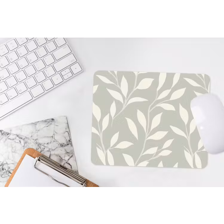 Minimalistisch - Patroon - Groen muismat rubber klein 262 -witbureau