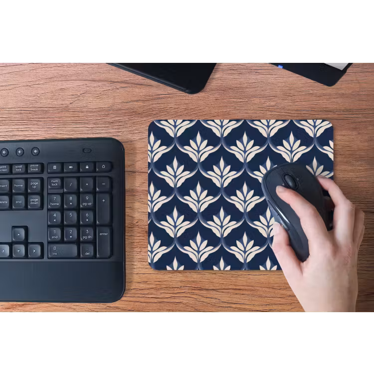 Modern - Ontwerp - Blauw muismat rubber klein 262 -toetsenbord