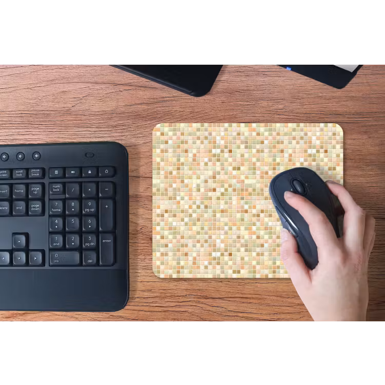 Mozaïek - Patroon - Terracotta muismat rubber klein 262 -toetsenbord