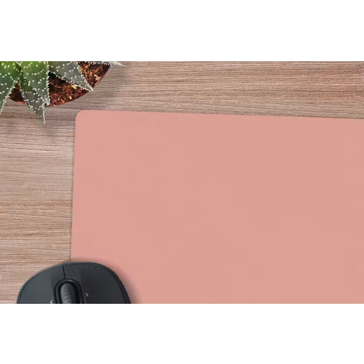 Muted - Salmon - Koraal muismat rubber klein 262 -closeup