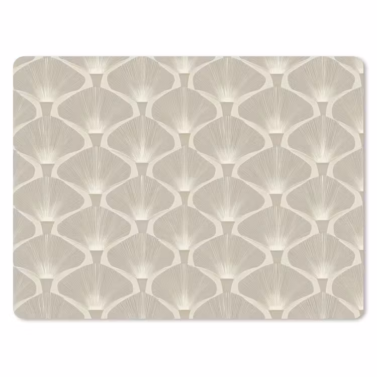 Paneel - Ginkgo - Zand muismat rubber klein 262 -3d