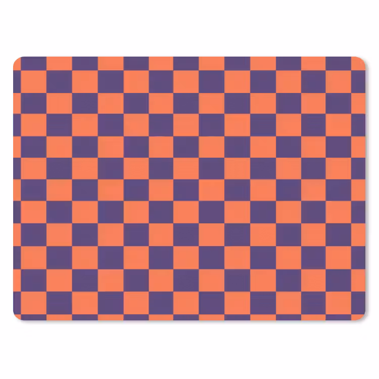 Patroon - Klassiek - Paars muismat rubber klein 262 -3d