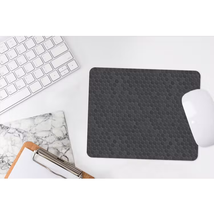 Penny - Mozaïek - Donkergrijs muismat rubber klein 262 -witbureau