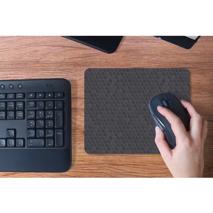 Penny - Mozaïek - Donkergrijs muismat rubber klein 262 -toetsenbord