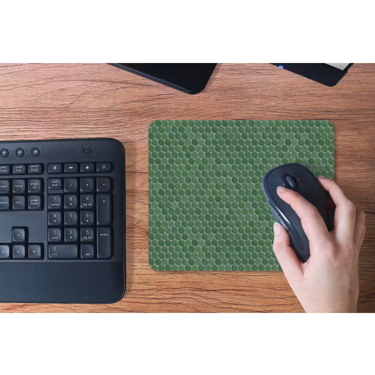 Penny - Mozaïek - Bosgroen - Green muismat rubber klein 262 -toetsenbord