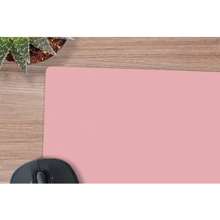 Roze - Kleuren - Interieur - Effen - Kleur muismat rubber klein 262 -closeup