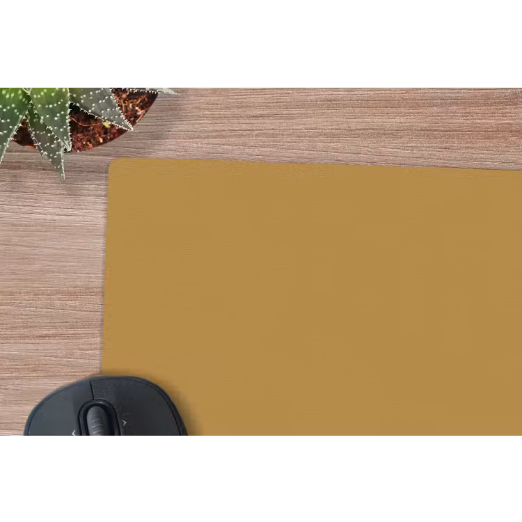 Rhythmic - Ochre - Geel muismat rubber klein 262 -closeup