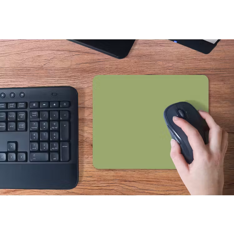 Sage - Green - Groen muismat rubber klein 262 -toetsenbord