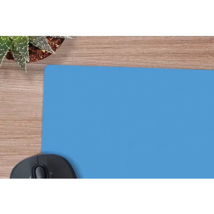 Steel - Blue - Blauw muismat rubber klein 262 -closeup
