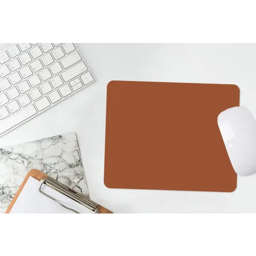 Terracotta - Bruin - Palet - Effen - Kleuren - Kleur muismat rubber klein 262 -witbureau
