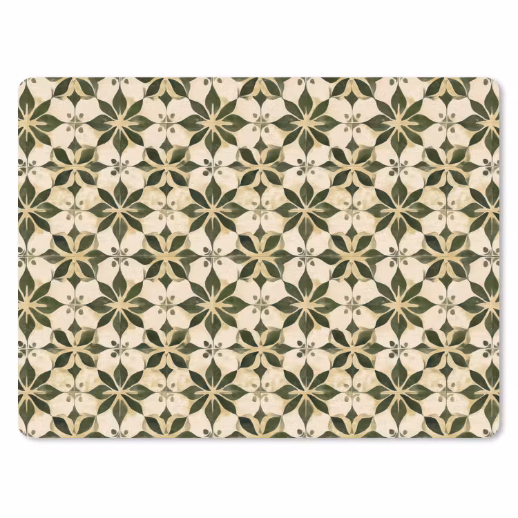 Tegel - Dessin - Groen muismat rubber klein 262 -3d