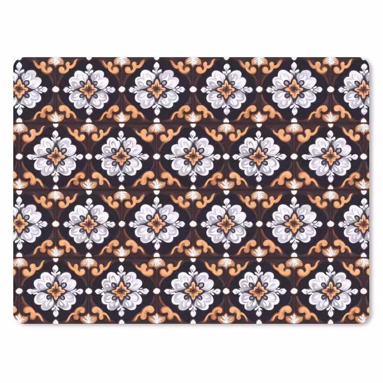 traditioneel - Element - Kleurrijk muismat rubber klein 262 -3d
