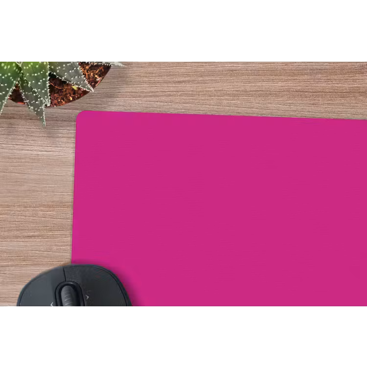 Velvet - Magenta - Roze muismat rubber klein 262 -closeup