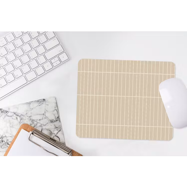 Verticaal - Wandtegel - Crème - Beige muismat rubber klein 262 -witbureau