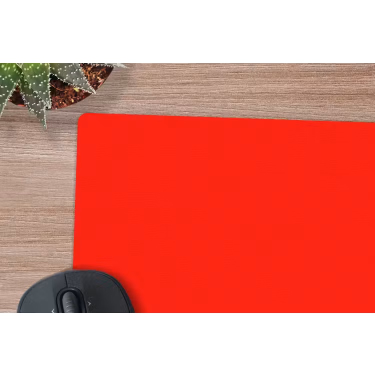 Vibrant - Vermilion - Rood muismat rubber klein 262 -closeup