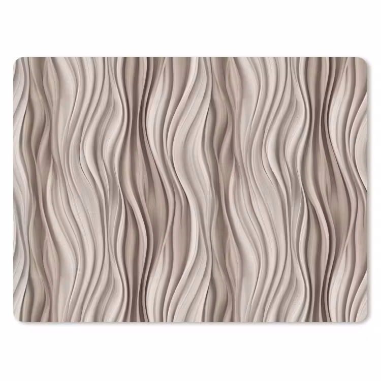 Golven - 3D - Crème muismat rubber klein 262 -3d
