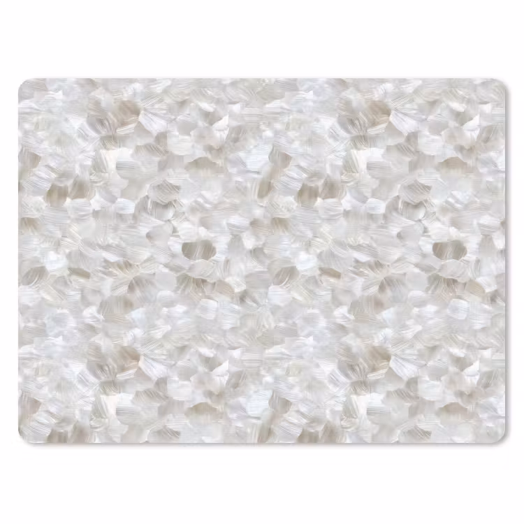 Wit - Penseelstreken - Reliëfeffect muismat rubber klein 262 -3d