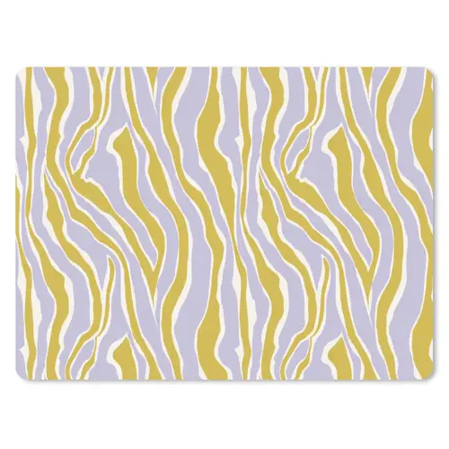Zebra - Modern - Meerkleurig muismat rubber klein 262 -3d