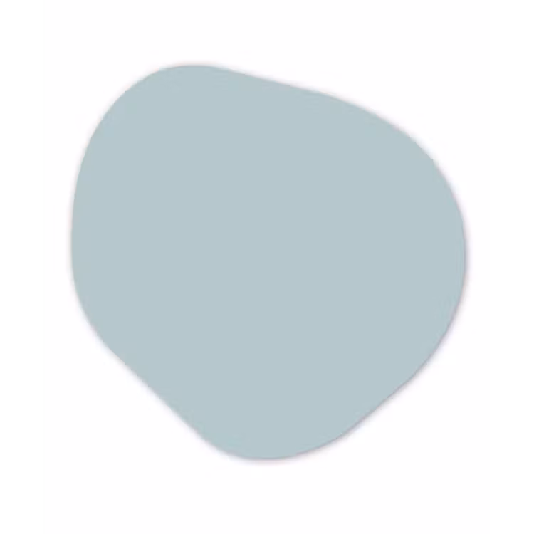 Slate - Blue - Blauw Wandcirkel Organisch Forex 3mm klein 629 -3d