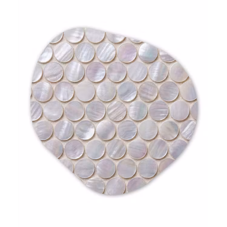 Patroon - Cirkels - Abstract - Modern - Wit Wandcirkel Organisch Aluminium middel -3d