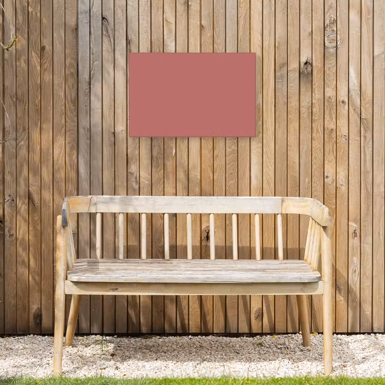 Ancient - Rose - Roze Tuinposter op houten frame 2 cm dik klein 845 -sfeer4