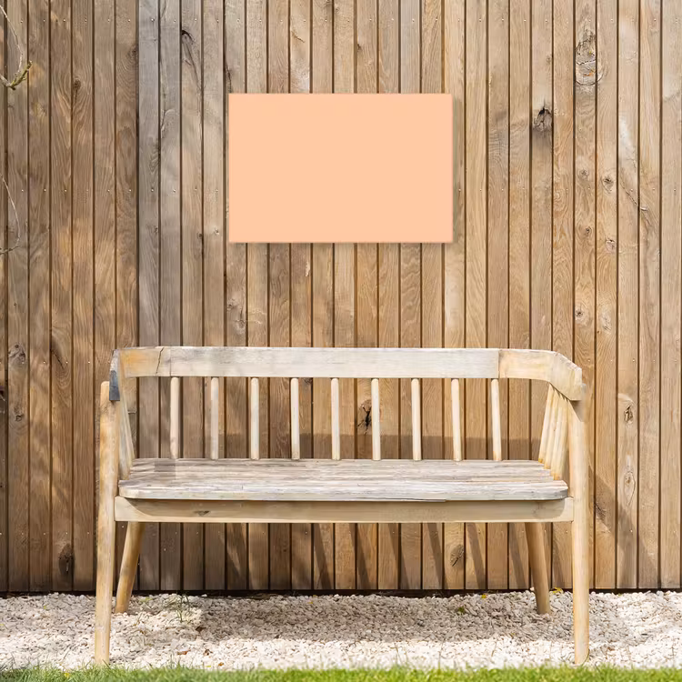Apricot - Blush - Nude Tuinposter op houten frame 2 cm dik klein 845 -sfeer4