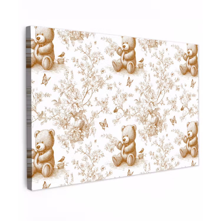 Beer - Tijdloos - Bruin Tuinposter op houten frame 2 cm dik klein 845 -3d