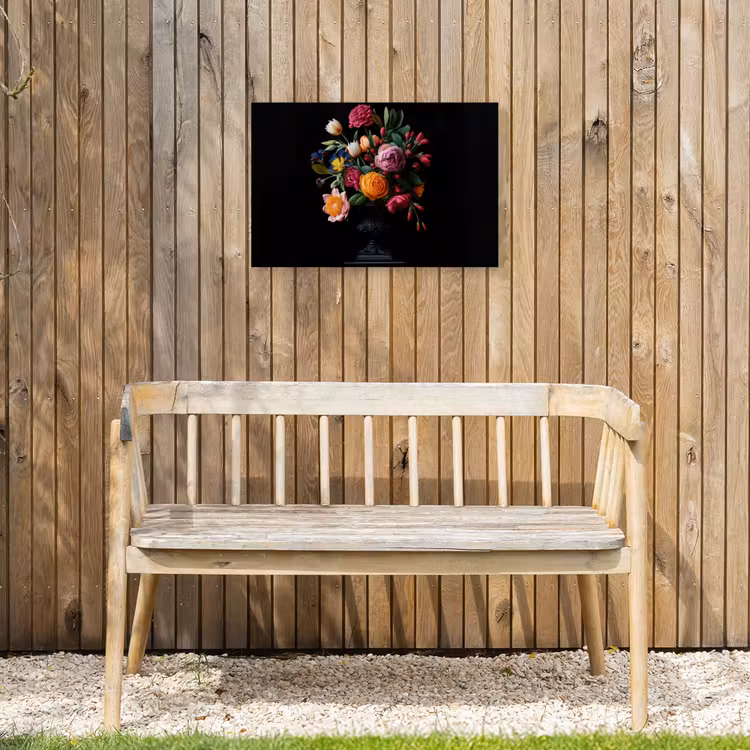 Boeket - Romantisch - Kleurrijk Tuinposter op houten frame 2 cm dik klein -sfeer4