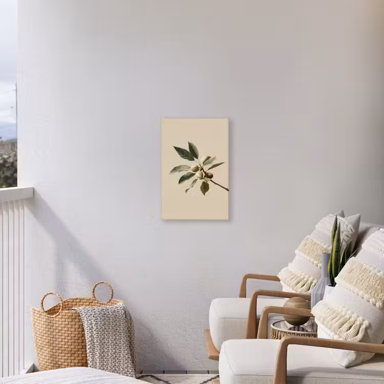 Tak - Groene Bladeren - Vruchten Tuinposter op houten frame 2 cm dik klein -sfeer1