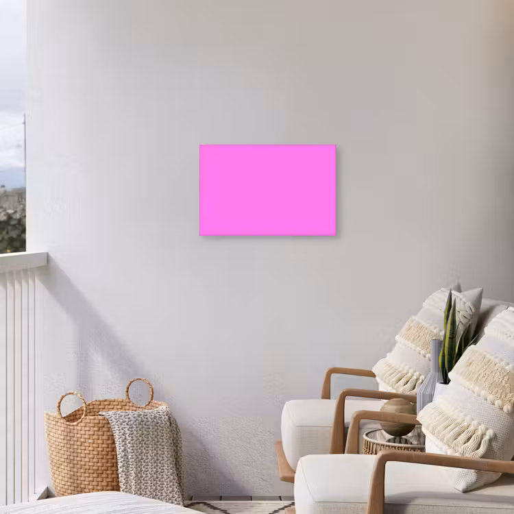 Bright - Orchid - Roze Tuinposter op houten frame 2 cm dik klein 845 -sfeer1