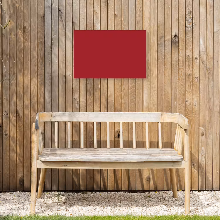 Burgundy - Wine - Rood Tuinposter op houten frame 2 cm dik klein 845 -sfeer4