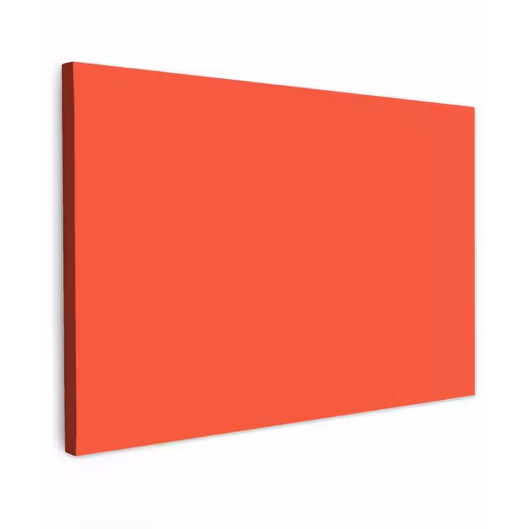 Burnt - Coral - Oranje Tuinposter op houten frame 2 cm dik klein 845 -3d