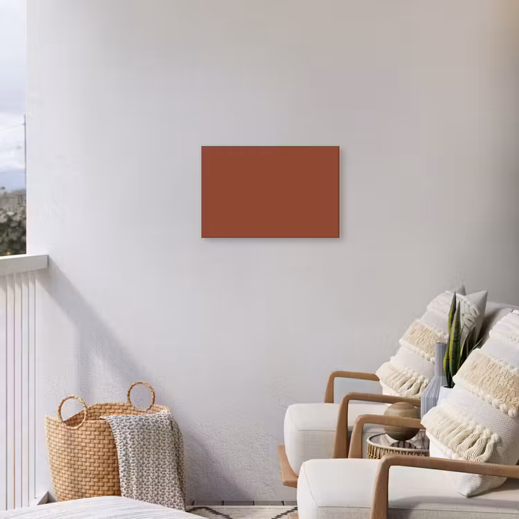 Burnt - Mahogany - Terracotta Tuinposter op houten frame 2 cm dik klein 845 -sfeer1