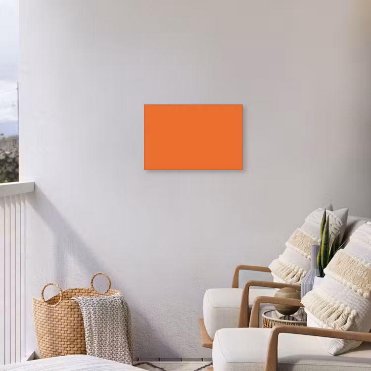 Burnt - Sienna - Oranje Tuinposter op houten frame 2 cm dik klein 845 -sfeer1
