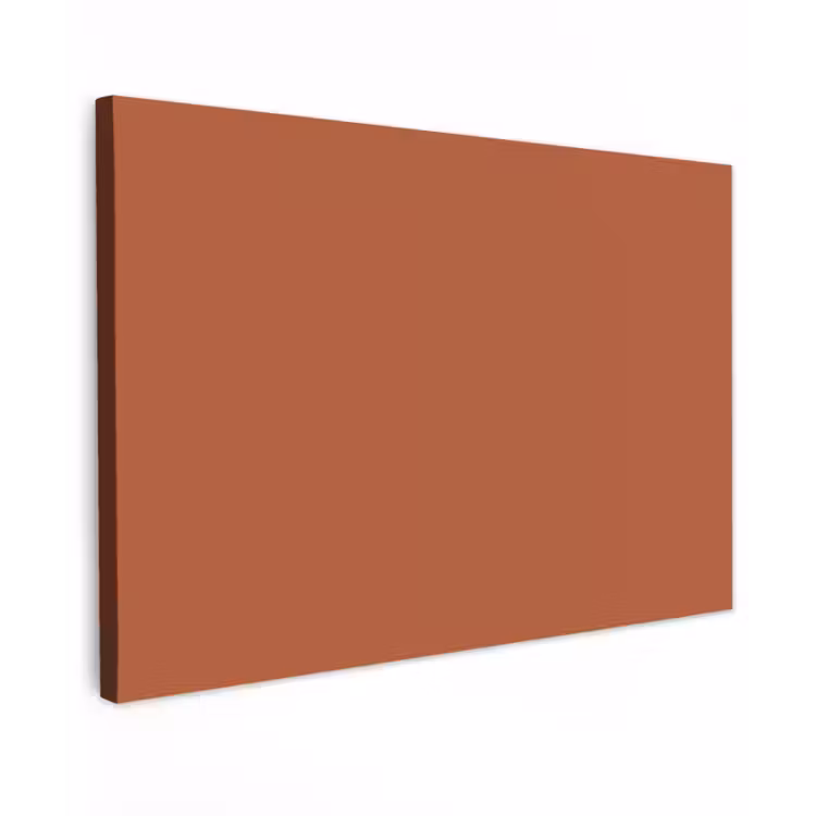 Burnt - Sienna - Oranje Tuinposter op houten frame 2 cm dik klein 845 -3d