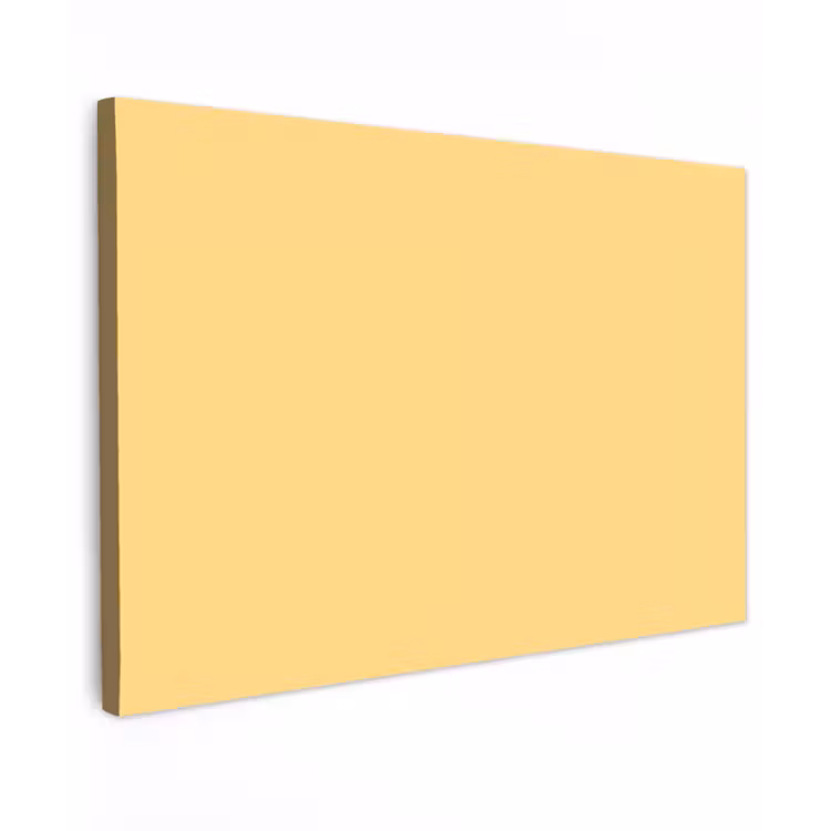 Butter - Geel - Yellow Tuinposter op houten frame 2 cm dik klein 845 -3d
