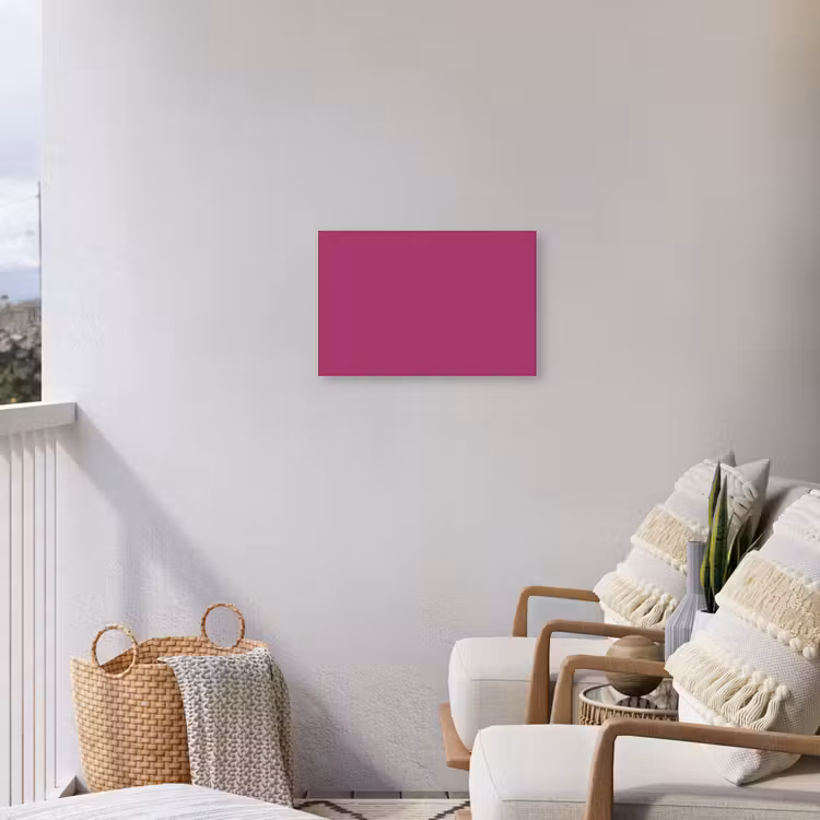 Deep - Magenta - Paars Tuinposter op houten frame 2 cm dik klein 845 -sfeer1