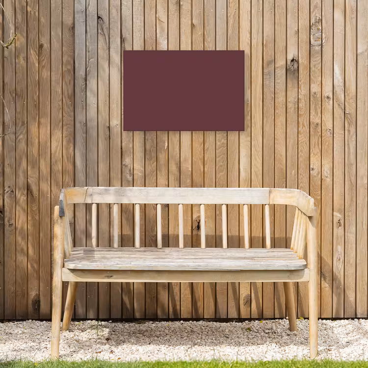 Dusty - Rose - Roze Tuinposter op houten frame 2 cm dik klein 845 -sfeer4