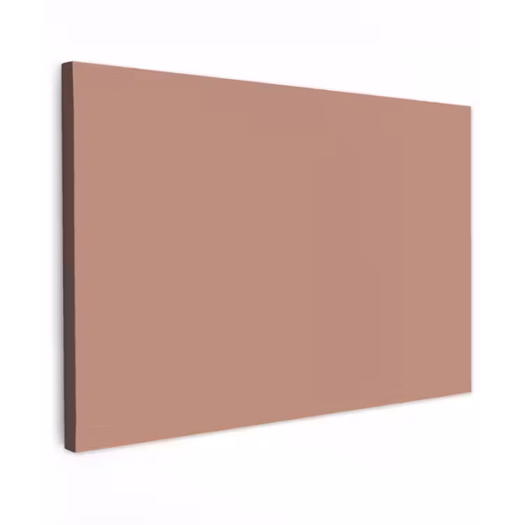 Earthy - Blusher - Roze Tuinposter op houten frame 2 cm dik klein 845 -3d