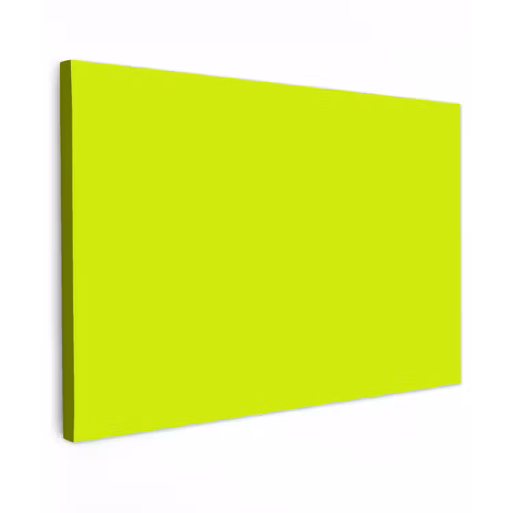 Electric - Lemon - Geel Tuinposter op houten frame 2 cm dik klein 845 -3d