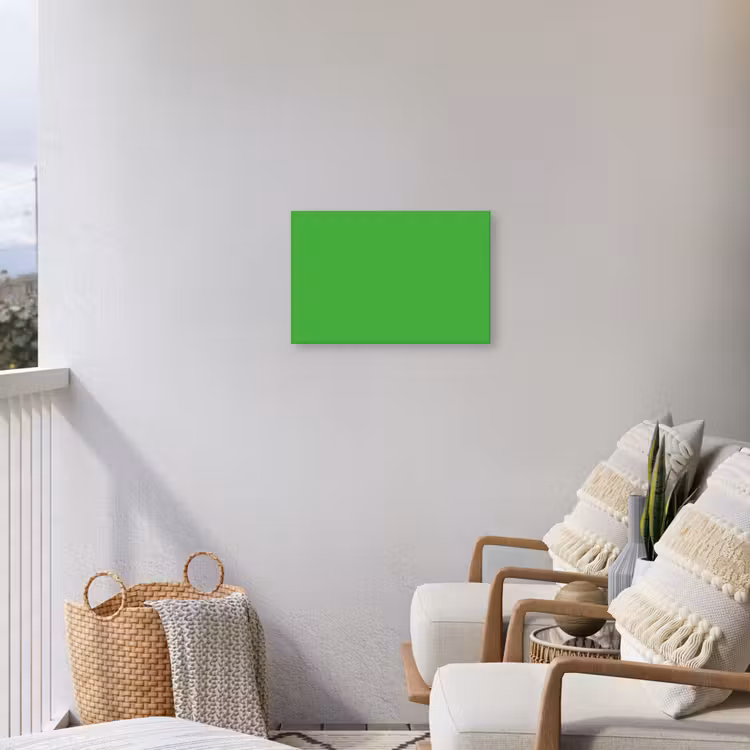 Kelly - Green - Groen Tuinposter op houten frame 2 cm dik klein 845 -sfeer1