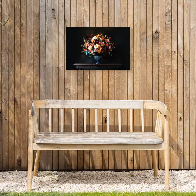 Groot - Bloemen - Vaas - Boeket Tuinposter op houten frame 2 cm dik klein -sfeer4